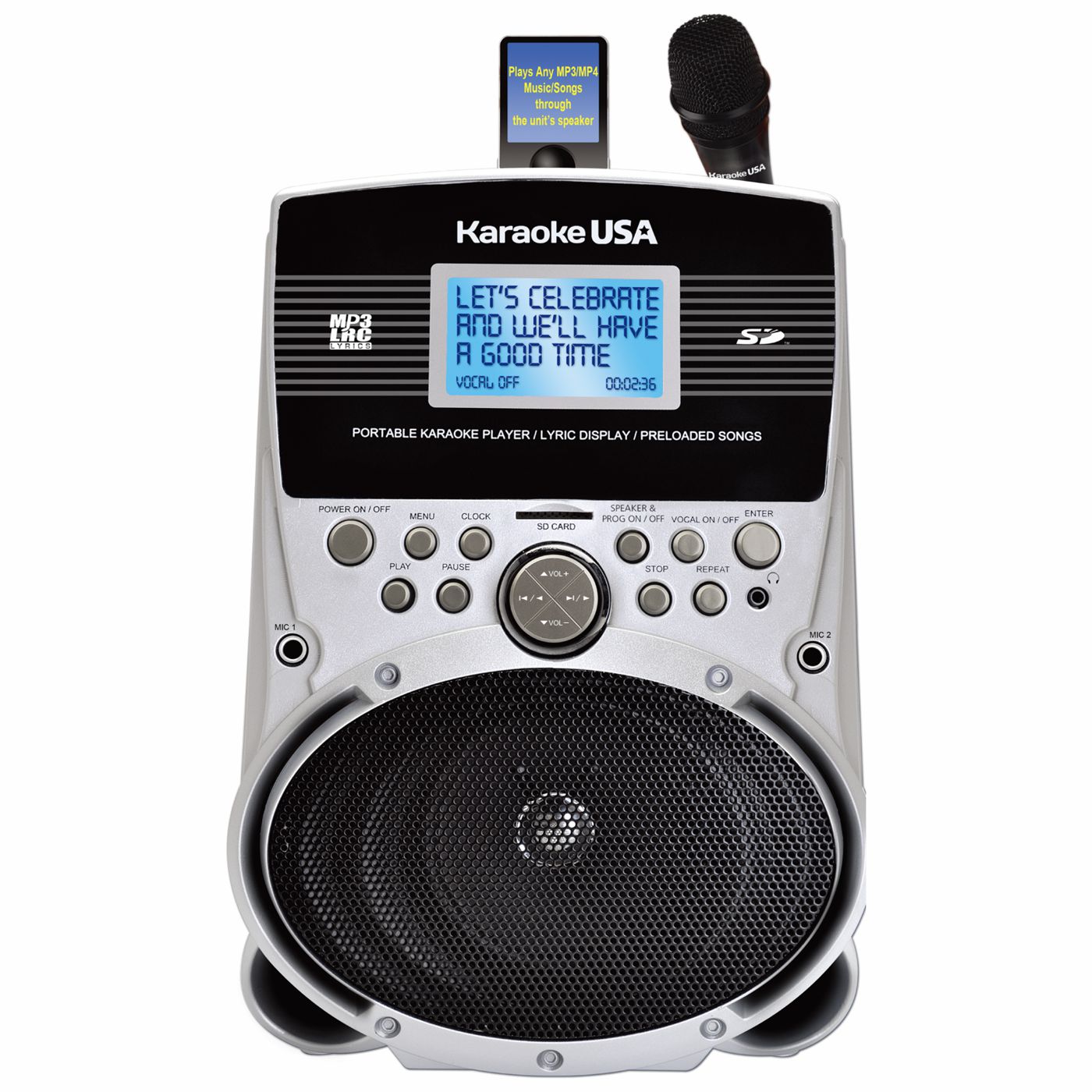 SD516 - Portable Karaoke MP3 Lyric Player with 3.2 SD516 - Portable Karaoke MP3 Lyric Player with 3.2